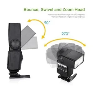 Powerextra Flash profesional de cámara DF400 Speedlite_7