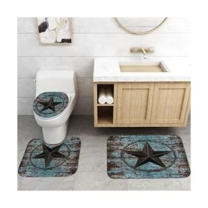 CamilleAndrew Juego de 4 botas de sombrero vaquero_5