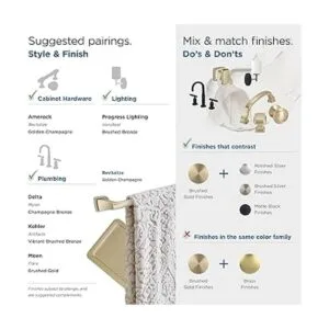 Revitalize Golden Champagne Toallero tradicional de_5