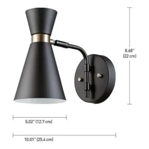 Globe Electric 65855 Belmont Aplique de pared con 1 luz_3