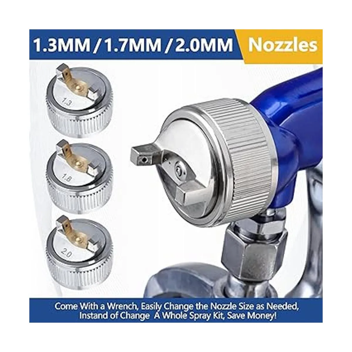 Pistola de pulverización de alimentación de sifón de alto_2