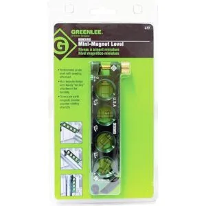 Greenlee Mini nivel de burbuja magnética L77_4