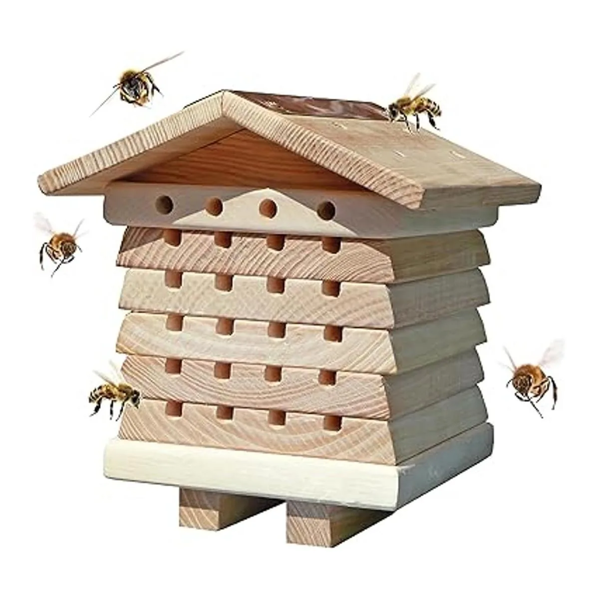 Wildlife World Casa interactiva de madera para abejas_1