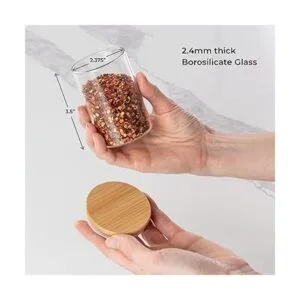 Bloomondo Tarros de especias vacíos con paquete de_3