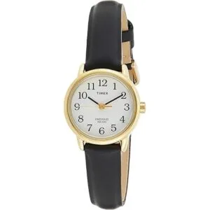 Timex Reloj T20433 Easy Reader en tono dorado y cuero_1