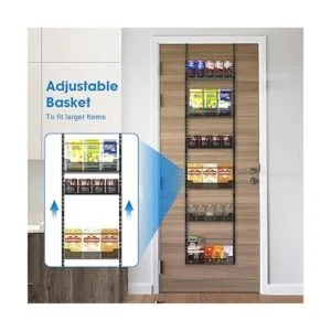VyGrow Organizador de despensa sobre la puerta de 8_3