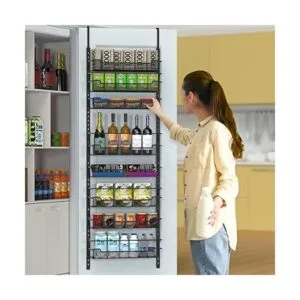 VyGrow Organizador de despensa sobre la puerta de 8_2