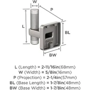 Esquire Gancho contemporáneo de níquel pulidoacero_6