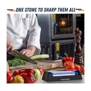 Sharp Pebble Kit de piedra afiladora de cuchillos grano_6