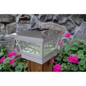 Classy Caps FS100W Fairmont Tapa de poste solar 5 x 5_3