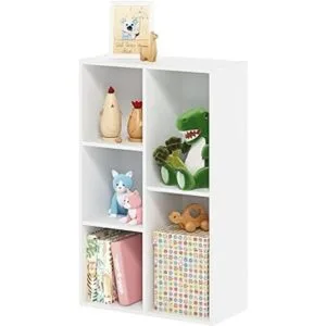Furinno Luder Estante abierto de 5 cubos sin_5