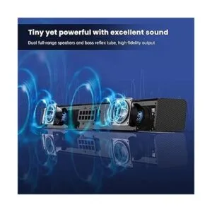 BESTISAN Barra de sonido delgada de 50 vatios para TV con_2