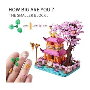 Kadablk Bloque de construcción de flores de ensueño de_5