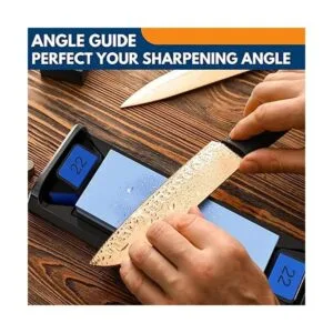 Sharp Pebble Kit de piedra afiladora de cuchillos grano_4
