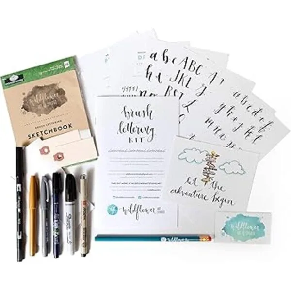Wildflower Art Studio kit de herramientas de caligrafía_3