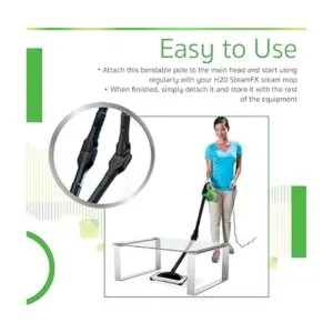 H2O STEAMFX Pro Steam Cleaner System Accessories Kit de_5