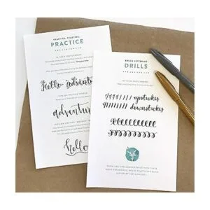 Wildflower Art Studio kit de herramientas de caligrafía_6