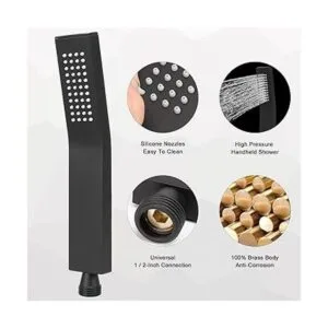 Cabezal de ducha de mano de latón lujoso kit de cabezal_2