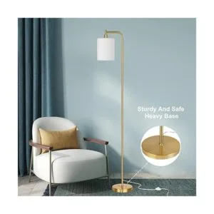 Lámparas de pie para sala de estar moderna luz LED de_4