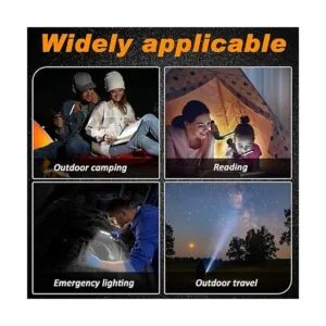 Paquete de 6 linternas LED de trabajo con base magnética_7