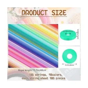 38000 cuentas de arcilla polimérica de 100 hebras de_2