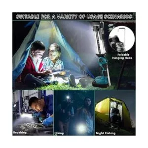 Luz de trabajo LED inalámbrica para Makita batería de_7