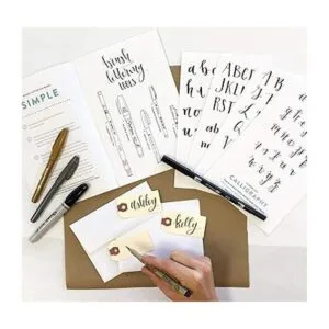 Wildflower Art Studio kit de herramientas de caligrafía_5