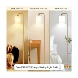 Lámparas de pie para sala de estar moderna luz LED de_3