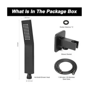 Cabezal de ducha de mano de latón lujoso kit de cabezal_7