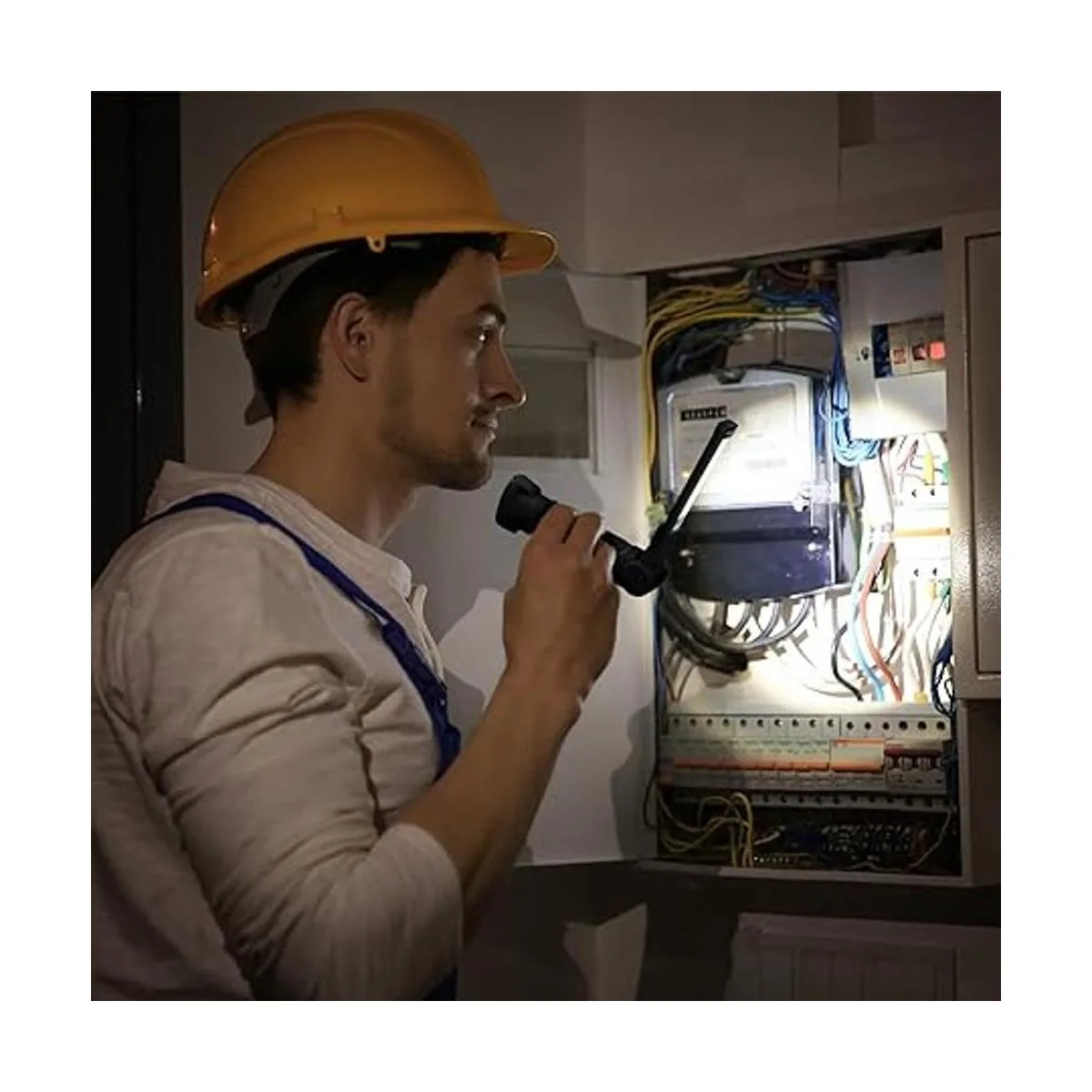 Paquete de 6 linternas LED de trabajo con base magnética_5