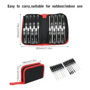 Kit de destornilladores hexagonales Allen de 16 piezas_5