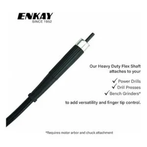 ENKAY Eje flexible resistente con portabrocas sin llave_4