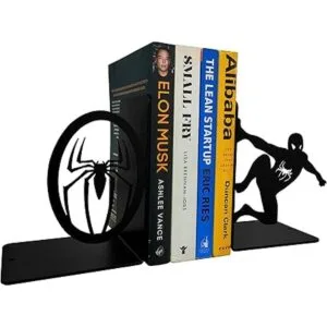 HeavenlyKraft Spiderman Sujetalibros de metal decorativo_3