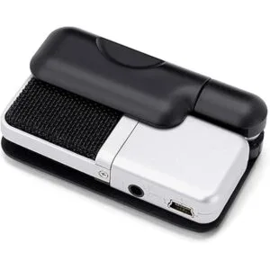 Micrófono de condensador USB portátil Samson Go Blanco_3