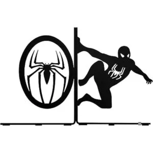 HeavenlyKraft Spiderman Sujetalibros de metal decorativo_4