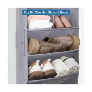 Fentec Organizador de zapatos sobre la puerta paquete de_4