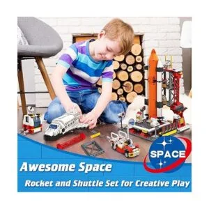 City Space Exploration Shuttle Toy Juegos de bloques de_3