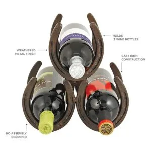 Foster Centeno Horseshoe Encimera 3 Estante de metal y_4