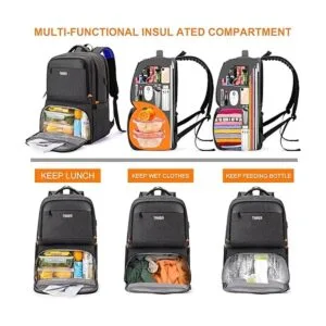 Mochila de almuerzo con aislamiento térmico para hombres_6