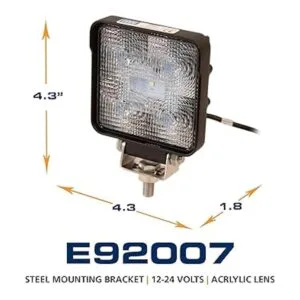 ECCO Lámpara de trabajo cuadrada E92007_2