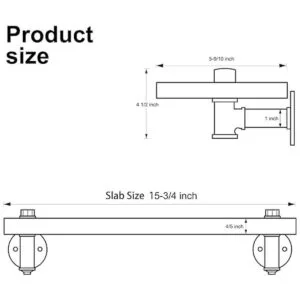 HouseAid Estantes flotantes de tubería industrial estante_5
