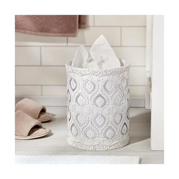Popular Bath Mónaco cesta de residuos color blanco_6