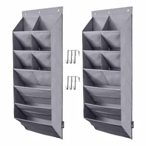 Fentec Organizador de zapatos sobre la puerta paquete de_1