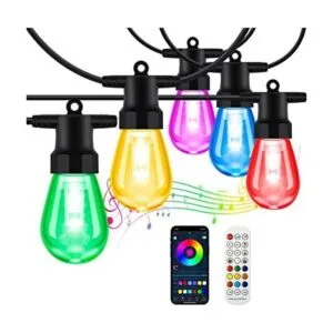 Cadena de luces para exteriores que cambian de color_1