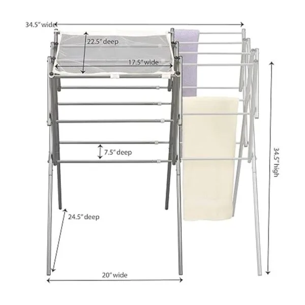 Household Essentials 5175 Estante de secado de metal_6