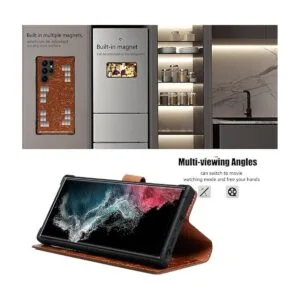 Rmawrad Funda tipo cartera para Samsung Galaxy S22 Ultra_3