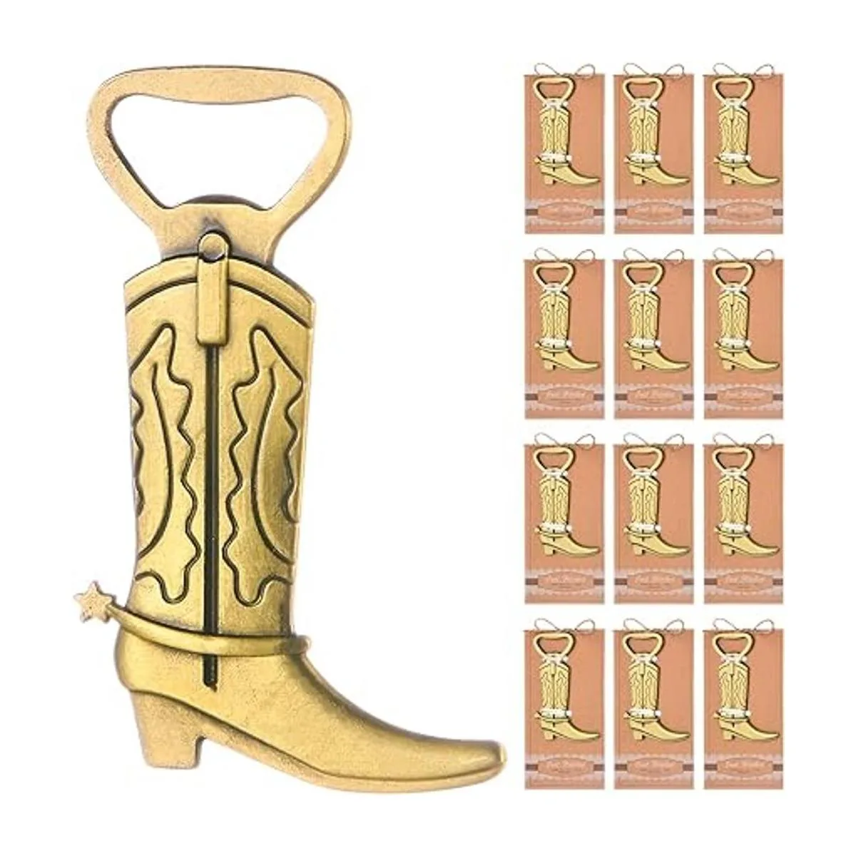 30PCS Cowboy Boots Bottle Openers Wedding Favors Baby_7
