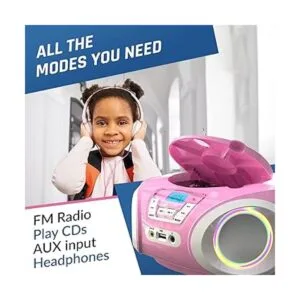 KLIM Candy Kids Boombox Reproductor de CD para niños_3