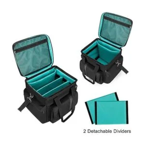 LoDrid Bolsa de almacenamiento de discos de vinilo con 4_3