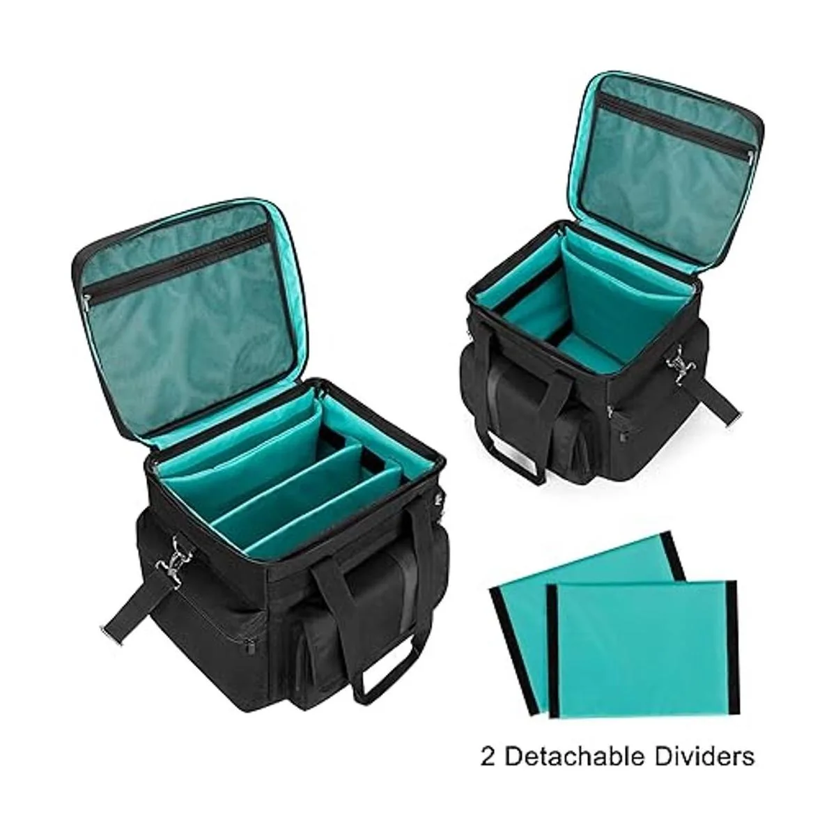 LoDrid Bolsa de almacenamiento de discos de vinilo con 4_3